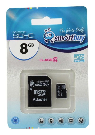 Лот: 4129183. Фото: 1. Карта памяти SmartBuy microSD... Карты памяти