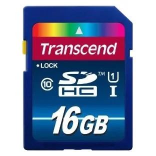 Лот: 6313937. Фото: 1. Карта памяти SDHC 16Gb Transcend... Карты памяти