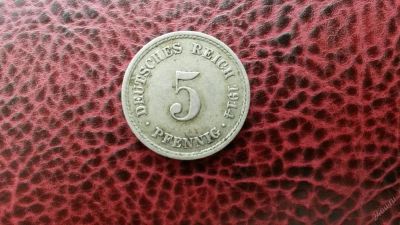 Лот: 5728885. Фото: 1. 5 пфеннигов Германия 1914 год. Германия и Австрия
