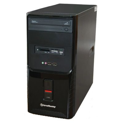 Лот: 7405107. Фото: 1. Корпус mATX+блок питяния на 400ват... Корпуса, блоки питания
