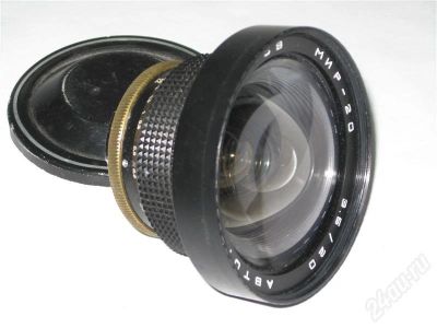 Лот: 258340. Фото: 1. Объектив МИР-20, 20 f/3.5, адаптированный... Светофильтры