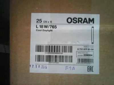 Лот: 7318416. Фото: 1. Люминисцентная лампа "OSRAM". Другое освещение