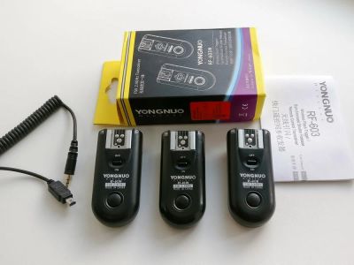 Лот: 11381617. Фото: 1. Радиосинхронизатор Yongnuo RF-603N... Вспышки, осветители, рассеиватели