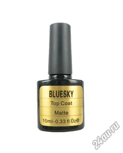 Лот: 5713893. Фото: 1. Shellac Bluesky Top Coat Matte... Лак для ногтей