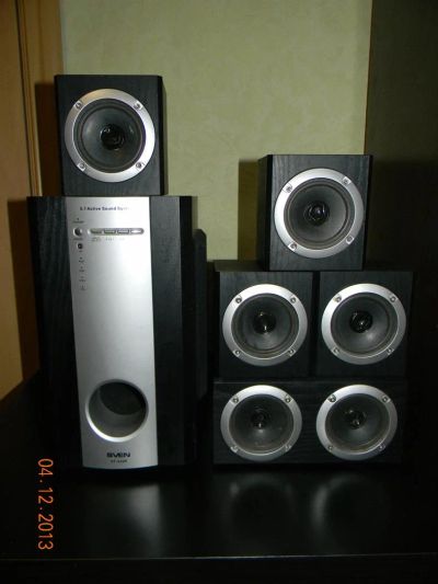 Лот: 3497001. Фото: 1. Комплект акустики Sven HT-435. Активные акустические системы
