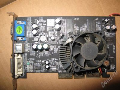 Лот: 520544. Фото: 1. AGP GeForce™ FX5700 128 бит, DDR... Видеокарты