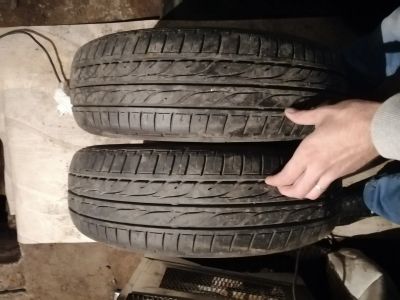 Лот: 16065864. Фото: 1. Пара летних шин Dunlop R14 175x65. Шины