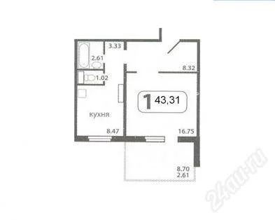 Лот: 1740507. Фото: 1. продам 1-комн. квартиру в мкрн... Квартиры, студии