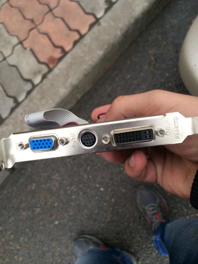 Лот: 6199106. Фото: 1. nVidia GeForce 8400gs 256mb. Видеокарты
