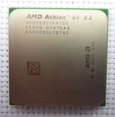 Лот: 11283845. Фото: 1. AMD Athlon 64x2 5200 2.7 ГГц двухъядерный... Процессоры