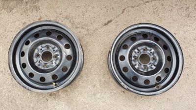 Лот: 17550700. Фото: 1. Штампованные диски R14 2 штуки... Диски