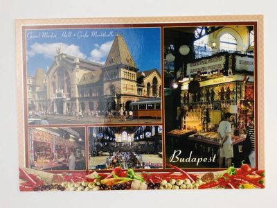 Лот: 23296343. Фото: 1. Венгрия. Будапешт. Рынок. Открытка... Открытки, конверты