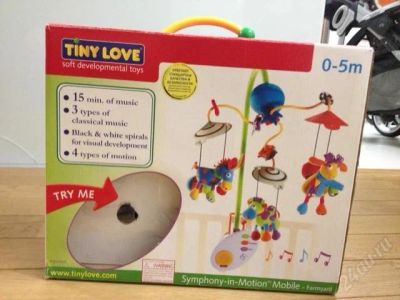 Лот: 2439020. Фото: 1. Музыкальный мобиль Tiny Love. Для младенцев