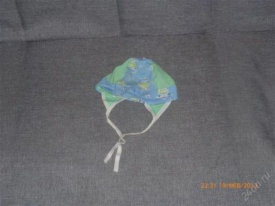 Лот: 2539635. Фото: 1. Шапочка голубая. Головные уборы