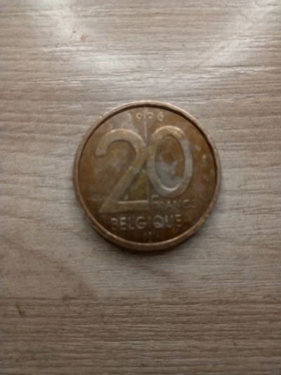 Лот: 14923506. Фото: 1. Монета Бельгия 20 франков 1996г. Европа