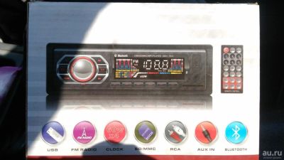 Лот: 9587216. Фото: 1. Автомагнитола USB/SD/AUX/Bluetooth... Автомагнитолы