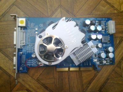 Лот: 2976321. Фото: 1. Видеокарта AGP Ge-Force 6600GT... Видеокарты