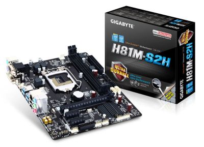 Лот: 14721208. Фото: 1. Материнская плата Gigabyte H81M-S2H. Материнские платы