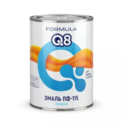 Лот: 24087568. Фото: 1. Эмаль Formula Q8, ПФ-115, алкидная... Краски, лаки, растворитель