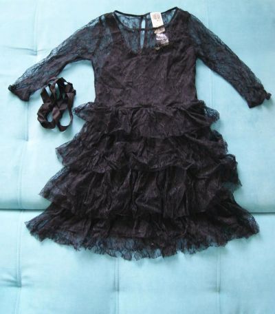 Лот: 5163248. Фото: 1. Платье черное кружевное. Размер... Платья