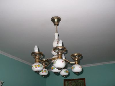 Лот: 543652. Фото: 1. люстра фарфор. Люстры, потолочные и подвесные светильники