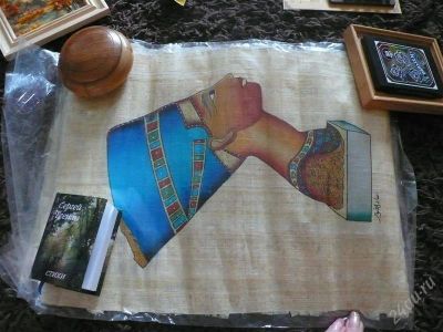 Лот: 2516189. Фото: 1. папирус из египта 2 шт. Сувенирные мелочи