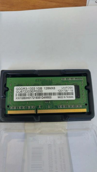 Лот: 14413693. Фото: 1. оперативная память Unifosa (GDDR3-1333... Оперативная память