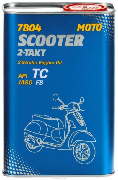 Лот: 14492593. Фото: 1. MANNOL 2-Takt Scooter (1 л.) 7804... Масла, жидкости