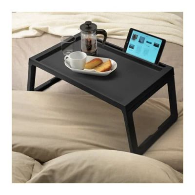Лот: 12237388. Фото: 1. Поднос на ножках ikea черный. Предметы сервировки