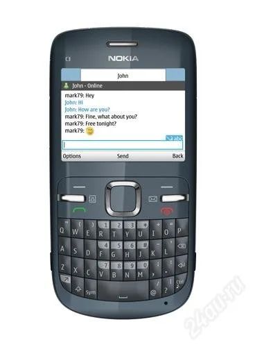 Лот: 1432396. Фото: 1. nokia C3. Кнопочные мобильные телефоны