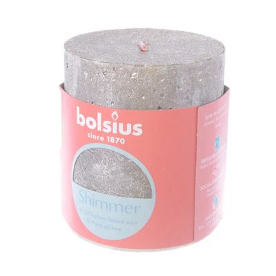 Лот: 22277943. Фото: 1. Свеча 6,8 х 8 см Bolsius Christmas... Подсвечники, канделябры