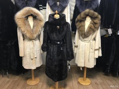 Лот: 9973096. Фото: 1. Новая норковая шуба. Цвет горький... Верхняя одежда