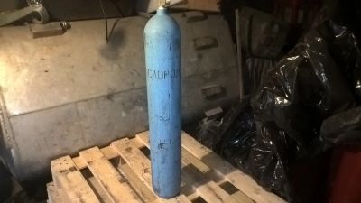 Лот: 13508142. Фото: 1. Кислородный баллон 10 литров. Баллоны, газ в баллонах