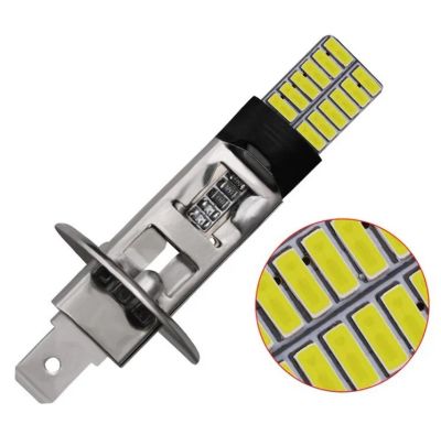 Лот: 16646441. Фото: 1. Лампа H1 светодиодная 24SMD 4014... Оптика и освещение