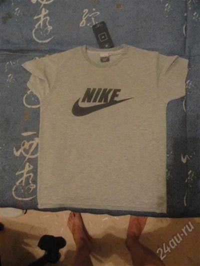Лот: 1137213. Фото: 1. Футболка NIKE Серая,новая,в наличии... Свитеры, толстовки, худи