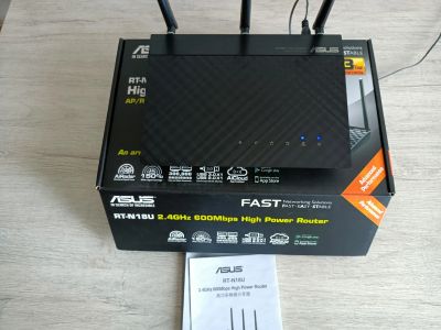 Лот: 17917870. Фото: 1. Роутер Asus RT-N18U (1 Гбит/с). Маршрутизаторы (роутеры)