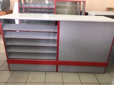 Лот: 12608993. Фото: 1. Прилавок торговый кассовый ЛДСП. Торговое