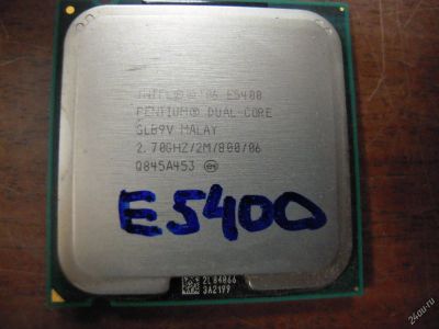 Лот: 5879242. Фото: 1. Intel E5400 Dual-Core 2.70Ghz... Процессоры