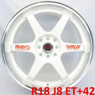 Лот: 5264871. Фото: 1. Rays TE37 R18 J8 ET+45 4x100/114... Диски