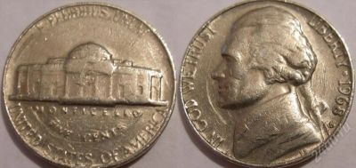 Лот: 9733. Фото: 1. 5 центов США 1968года. Красноярск