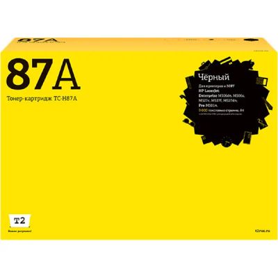 Лот: 24469457. Фото: 1. Картридж T2 TC-H87A/HP 87A. Картриджи, расходные материалы