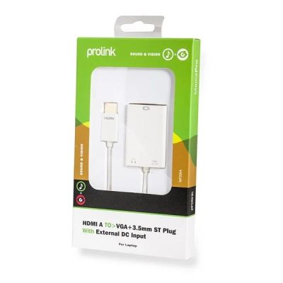 Лот: 5068506. Фото: 1. Prolink HDMI вилка - VGA розетка... Шлейфы, кабели, переходники