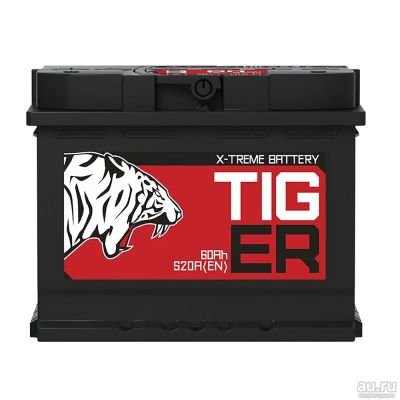 Лот: 18107968. Фото: 1. Автомобильный аккумулятор Tiger... Аккумуляторы