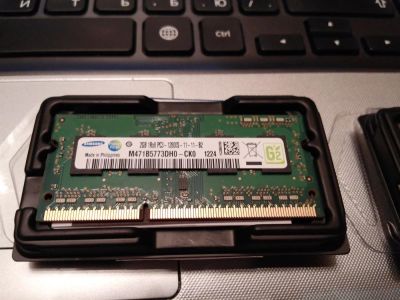 Лот: 3518480. Фото: 1. 2 * 2GB (4GB kit) DDR 3 Samsung... Оперативная память