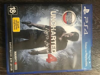 Лот: 16557081. Фото: 1. Uncharted 4. Игры для консолей