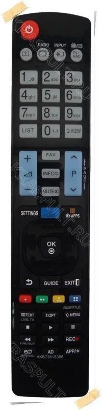 Лот: 10959729. Фото: 1. Пульт LG AKB73615306. Новый! Гарантия... Пульты ДУ