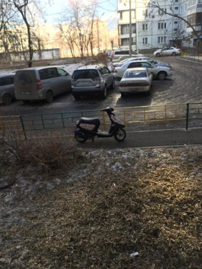 Лот: 9402384. Фото: 1. Скутер мопед Yamaha jog poshe... Мотороллеры, мопеды