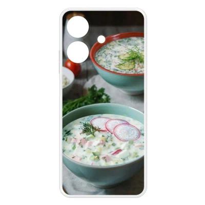 Лот: 25540265. Фото: 1. Чехол Krutoff Clear Case "Окрошка... Чехлы, бамперы