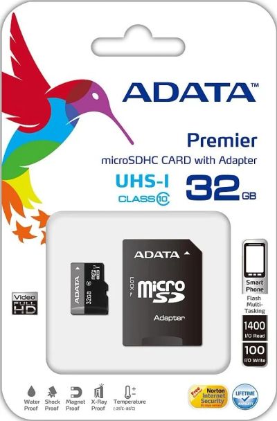 Лот: 3598734. Фото: 1. Карта памяти microSD HC 32 GB... Карты памяти