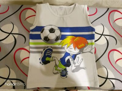 Лот: 10364708. Фото: 1. Майка Play Today на мальчика. Футболки, поло, топы, лонгсливы